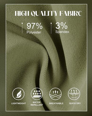Mens Cargo Shorts Lightweight Stretch Hiking Shorts Casual Shorts Elastic Waistband 5 Pockets Work Shorts in Kuwait