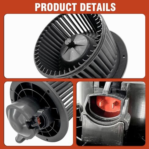 محرك منفاخ سخان التيار المتردد مع مروحة ملائمة لـ Acura ILX 2013-2015 ، Acura RDX 2013-2014 ، Honda Civic 2012-2013 ، استبدال OE# 700257 ، 79310TR0A01 ، 800303030505 in Kuwait