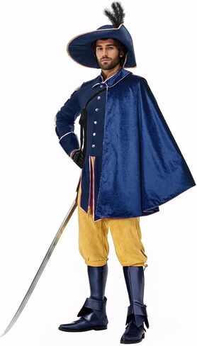 Medieval Shoulder Cape Renaissance Costume cloak Viking Shoulder Cape Lace Up Cape for Halloween Costume in Saudi Arabia