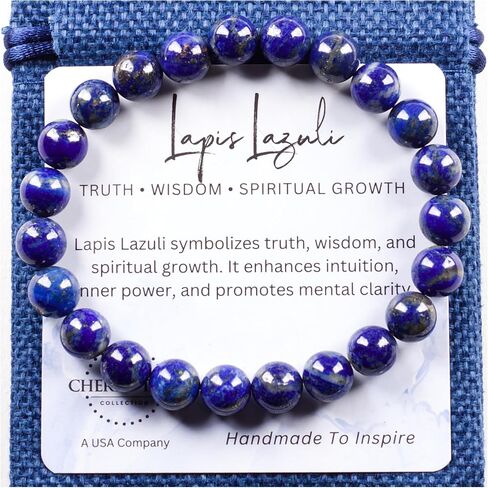 مجموعة أشجار الكرز - أساور تمتد من الكريستال المصنوعة يدويًا للنساء والرجال - بطاقة صغيرة ومتوسطة وأحجام كبيرة - خصائص شفاء - حبات دائرية 8 ملم in Kuwait