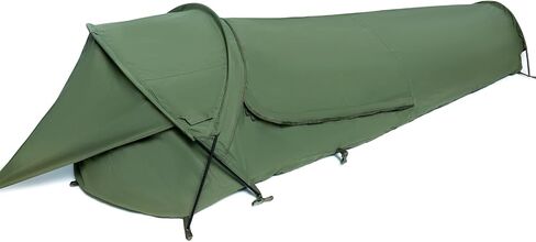 MT Military Hideaway Bivy Cover Stealth Compact Single-pole Hooped Tent for Modular Sleeping bags with Mosquito Bug Net Mesh,Waterproof Breathable outer shell, Minimalist Shelter in Saudi Arabia