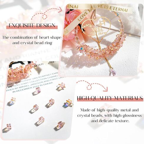 H&D HYALINE & DORA Personalized Friendship Gift Crystal Hanging Ornament, Best Friend Crystal Window Hanging Garland Ornament Bestie Gifts I Wish You Lived Next Door Housewarming Ornament in Saudi Arabia