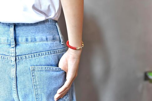 M L Sizes-Tibetan Vajra Knot Red String Bracelet for Fate and Strong Protection for women and men - Buddhist Bracelets No Long Dangling End in Saudi Arabia