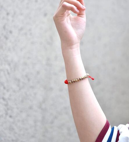 M L Sizes-Tibetan Vajra Knot Red String Bracelet for Fate and Strong Protection for women and men - Buddhist Bracelets No Long Dangling End in Saudi Arabia