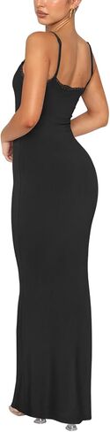 Reoria Women's Summer Lace Lounge Long Dress Sexy Disgant Alegant Backbless Bodycon Maxi Dresses in Kuwait
