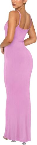 Reoria Women's Summer Lace Lounge Long Dress Sexy Disgant Alegant Backbless Bodycon Maxi Dresses in Kuwait