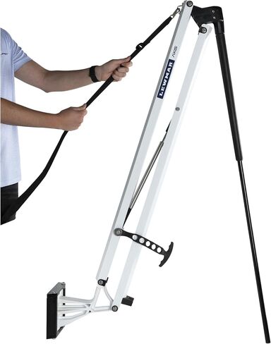 Lewmar Axis Shallow Water Anchor for use in up to 7' of Water, 12V Electrically Powered, Remote Controlled Deployment, Four Bar Articulating Arm, for Powerboats up to 26', Black - 22108805 in Saudi Arabia