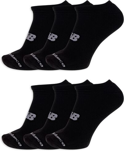 New Balance Women's Performance Cushioned No Show Socks-6 & 12 Pairs-Moisture Wicking in Saudi Arabia