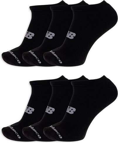 New Balance Women's Performance Cushioned No Show Socks-6 & 12 Pairs-Moisture Wicking in Saudi Arabia