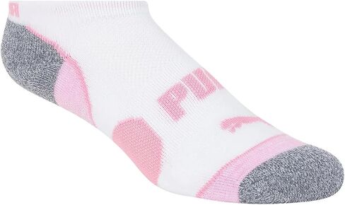 Puma Women Sports No-Show Socks ، 5-9.5 حجم الأحذية ، أبيض ، 10 أزواج in Saudi Arabia