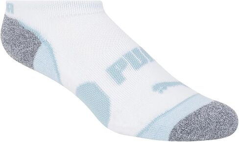 Puma Women Sports No-Show Socks ، 5-9.5 حجم الأحذية ، أبيض ، 10 أزواج in Saudi Arabia
