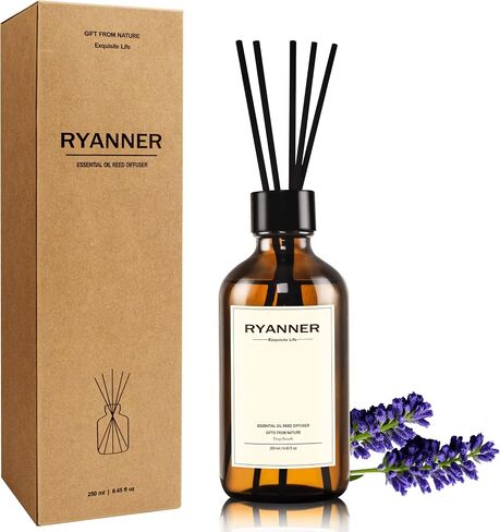 Reed Diffuser Set,8.45oz Long-Lasting Ocean Breeze Scent Diffuser with Sticks,Reed Diffuser for Bathroom Shelf Decor,Air Freshener for Bathroom,Home,Office Decor|Gifts for Men&Women in Saudi Arabia