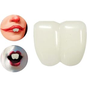 أسنان باك مزيفة للهالوين مهرج أرنب الساحرة Cosplay Casplay Costume Assume Performance Performance Beige