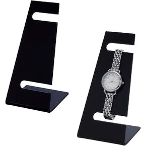 AHANDMaker 2PCS سوداء الساعات السوداء السوداء ، 2.5 × 2.52 × 5.08 بوصة LOSTE LATCH SOPENT SIDELD SWARDERD حامل المجوهرات للرجال