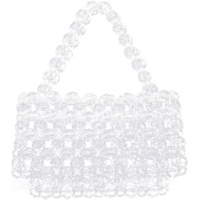 Miuco Women Beaded Baged Handmade Handsprent Franctions Handbags