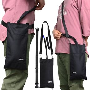 Nephrostomy Bag Holder, Drainage Bag Cover, w/Shoulder Strap & Waist Belt, Catheter Bag Holder, w/Tube Cover, Discreet Nephrostomy Supplies for Privacy & Dignity, Washable, Fits 1000ml Bags