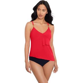 MagicSuit Women's Swimwear Chain Link Eliza Soft Cup Adjustable Tankini Top Separate