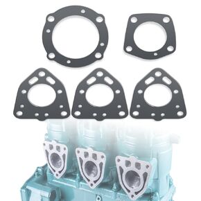Exhaust Gasket Kit Replacement for Kawasaki 1100 ZXI/STX/Ultra 130 from 1996 to2004, Replace #11060-3768, 11060-3769, 11060-3756