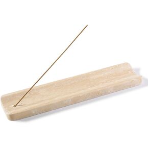 Koville Marble Incense Holder, Incense Holder for Sticks, Incense Sticks Holder Ash Catcher for Meditation Yoga SPA, Natural Stone Incense Burner, Home Table Decor (Green)