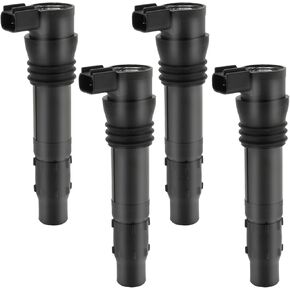 4Pcs 33410-35F00 Ignition Coils, Replacement for Suzuki GSX-R600 Katana 650 GSX650F B-King GSX1300BK GSF1250 Bandit Burgman 650 Boulevard, Replaces 33410-35F10