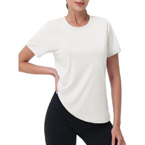 MAGCOMSEN Women's Short Sleeve Shirt UPF 80+ Sun Protection T-Shirts Quick Dry Workout Gym Running Tops