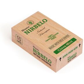 Herbal Blend, Tobacco and Nicotine Free, Nature's Alternative, Clove Mint Flavor, Pack of 1-10 Pieces