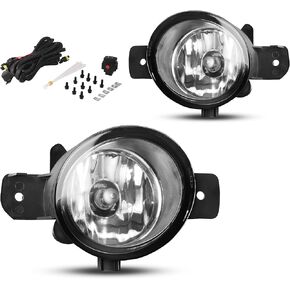 AUTOSAVER88 Fog Lights Assembly Compatible with 2014 2015 2016 Rogue&Versa Note SV, SL / 2004-2015 Sentra (Exclude 2007-2012 Trim) 07-17 Altima Sedan / 08-13 Coupe / 13-16 Pathfinder Fog Lamp