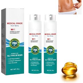 Scar Remove,Scar Remove Medical Grade Scar Spray,Medical Grade Scar Removal Spray,Scar Removal Spray,Scar Remove Spray,Scar Spray,Advanced Acne Scar Treatment for Face (2pcs)