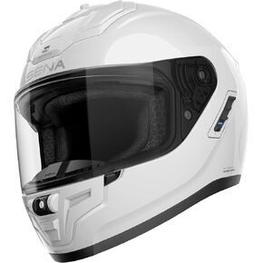 Sena Phantom Full Face Smart Motorcycle Helmet with Integrated Communications, LED Lighting, and 2nd Generation Sound by Harman Kardon