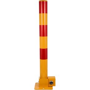 Garneck Pollard Pollard Tarking Iron Art Tube Boar Boar مع Lock Car Parking Protection Posts for Home Garage Street Decor