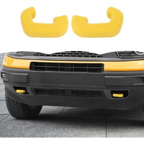 RT-TCZ Tow Hook Covers - Bumper Tow Hook Rubber Protector Exterior Accessories for Ford Bronco Sport 2021-2025 (Orange)