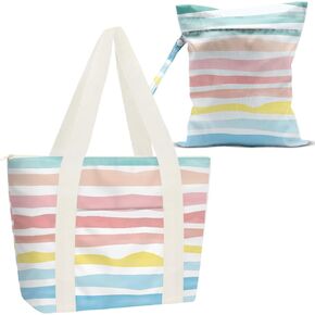 Beach Bags Wet Bag for Swimsuit Tote Bag for Friends Travel Gifts, Aloha Bags Waterproof Vacation Essential