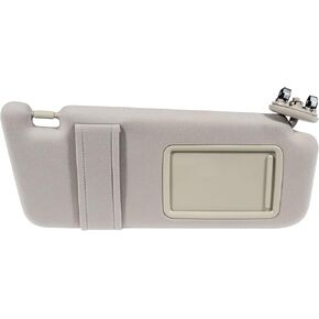 SCITOO Right Passenger Side Sun Visor Assembly fit for 2006-2011 for Toyota Camry Without Sunroof (Beige)