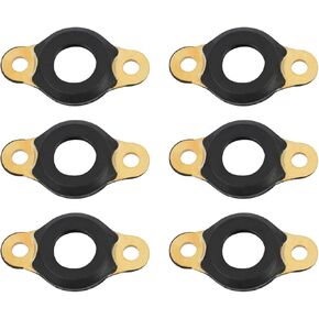 Set of 6 Fuel Injector Line Seals Kit Compatible with Detroit Diesel Engines DD15 Replace A4720780180/ A4720780480
