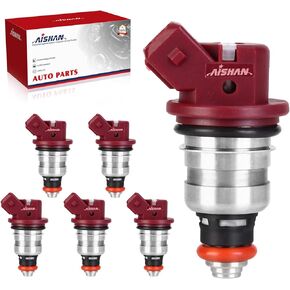 6PCS Fuel Injectors 1 Hole Compatible with Mercury Mariner Outboard Optimax DFI 1.5L-3.0L 1999 2000 2001 2002 2003 2004 2005 2006 2007 2008 2009 2010 Replace 804528, 75-90-115-200-225, 37001