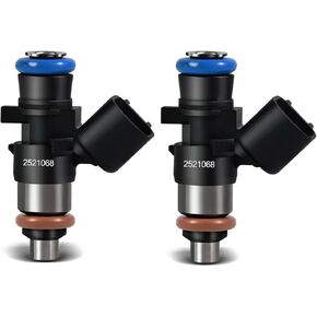 Fuel Injectors 0280158258 Set of 2 Compatible with Polaris Series for ACE570 2016-2019,for RZR 4 900 2011-2018,for Ranger 570 2014-2019,for Ranger XP 570 2016 Replace 2521068