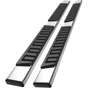 6 inch Running Boards Compatible with 2022+ Tundra Crew Max Cab Mirror Stainless Steel Side Step Nerf Bars