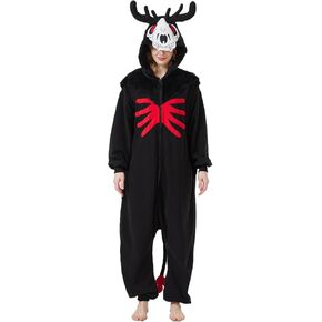Adult mythical creature Wendigo Onesie Costume Pajamas,Halloween Christmas Wendigo Onesie Pajamas