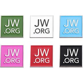 jw.org apers pins ، مجموعة من 6 ألوان متنوعة