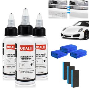 Odalit Ultimate Paint Restorer - Car Scratch Remover, Oxidation Repair Kit, Restores Shine & Gloss for All Paint Types, Safe for All Paint Types, Long-Lasting Protection (2Pcs)