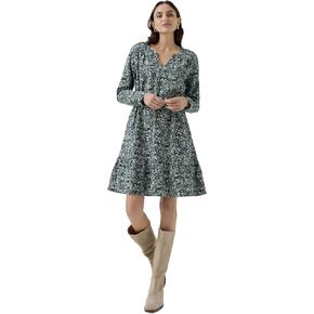 Pact Organic Cotton Women's Lightweight Tiered Dress in Kuwait