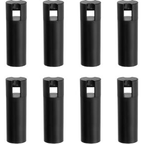 uxcell 8Pcs Cord Knobs, 75mm Window Blind Tassels Plastic Pull Cord Tassel Drops Pull End Pendant for Window Blinds Shade Curtain, Black