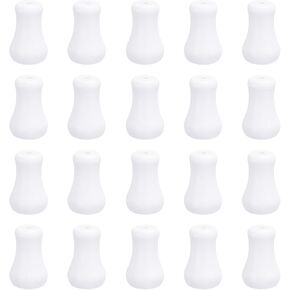 uxcell 20Pcs Cord Knobs, 30mm Window Blind Tassels Plastic Pull Cord Tassel Drops Pull End Pendant for Window Blinds Shade Curtain, Black