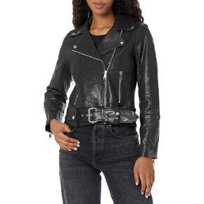 Club Monaco Women's Classic Moto Leather