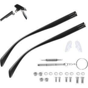 Glasses Repair Arm Legs Glasses Legs Replacement TR90 Eyeglass Arm Replacement Eyeglasses Repair Legs 8mm Sunglasses Arm Glasses Temple Eyewear Frame Temple Accessory (Single Teeth)