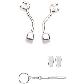 Eyeglass Nose Pads Arm Piece Stainless Steel Sunglasses Glasses Parts Screw and Screwdriver