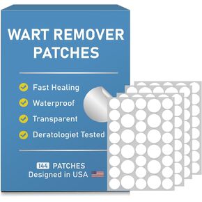 Wart Remover Patches, Quick and Effective Hydrocolloid Waterproof Skin Care Stickers for All Kinds of Skin, Friendly to New-User-5HP