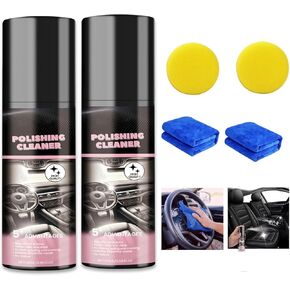 Car Interior Cleaner,Vehicle Interior Polish,100ml Interiors Detailer Spray,Total Car Interior Cleaner Rejuvenation,Decontamination,Interior All Purpose Car Cleaner (2)