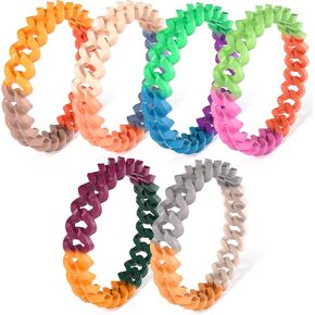 6 Pack Mosquito Repellent Bracelets for Adults and Kids, DEET-Free Insect & Bug Repellent Bands, Individually Wrapped Repellent Wristbands for Outdoor Camping Traveling