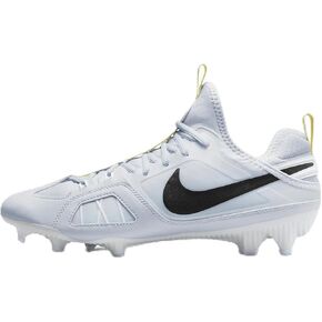 Nike Men's Huarache 9 Varsity Lax se lacrosse cleats 'Football Gray/White/Luminous Green/Black' (FZ3620-001) - Size 7